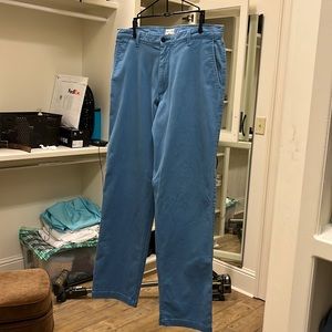 Dockers by Levi’s Mens Blue flat front twill pants size W34 L34